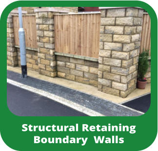 Structural Retaining Boundary  Walls